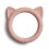 mushie Silicone Baby Teether Toy | Cat (Blush) 1
