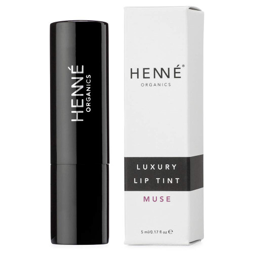 Henné Organics Πολυτελές Λιπ Τιντ - Ενυδατικό, Διαφανές Φυσικό Χρώμα - Muse (Berry Mauve) 1