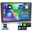 Android 13 Carplay Stereo Wireless Carplay Auto, Οθόνη αφής 2 Din 10 ιντσών Ραδιόφωνο GPS WiFi Bluetooth πίσω κάμερα 10