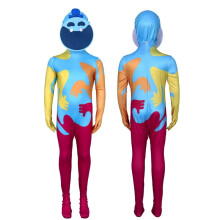 (C, 150CM) Nightmared Cosplay Pianosaurus Jumpsuit Cosplay Yarnaby Cosplay Bodysuit Doey The Doughman Cosplay Stage Performance Costumes