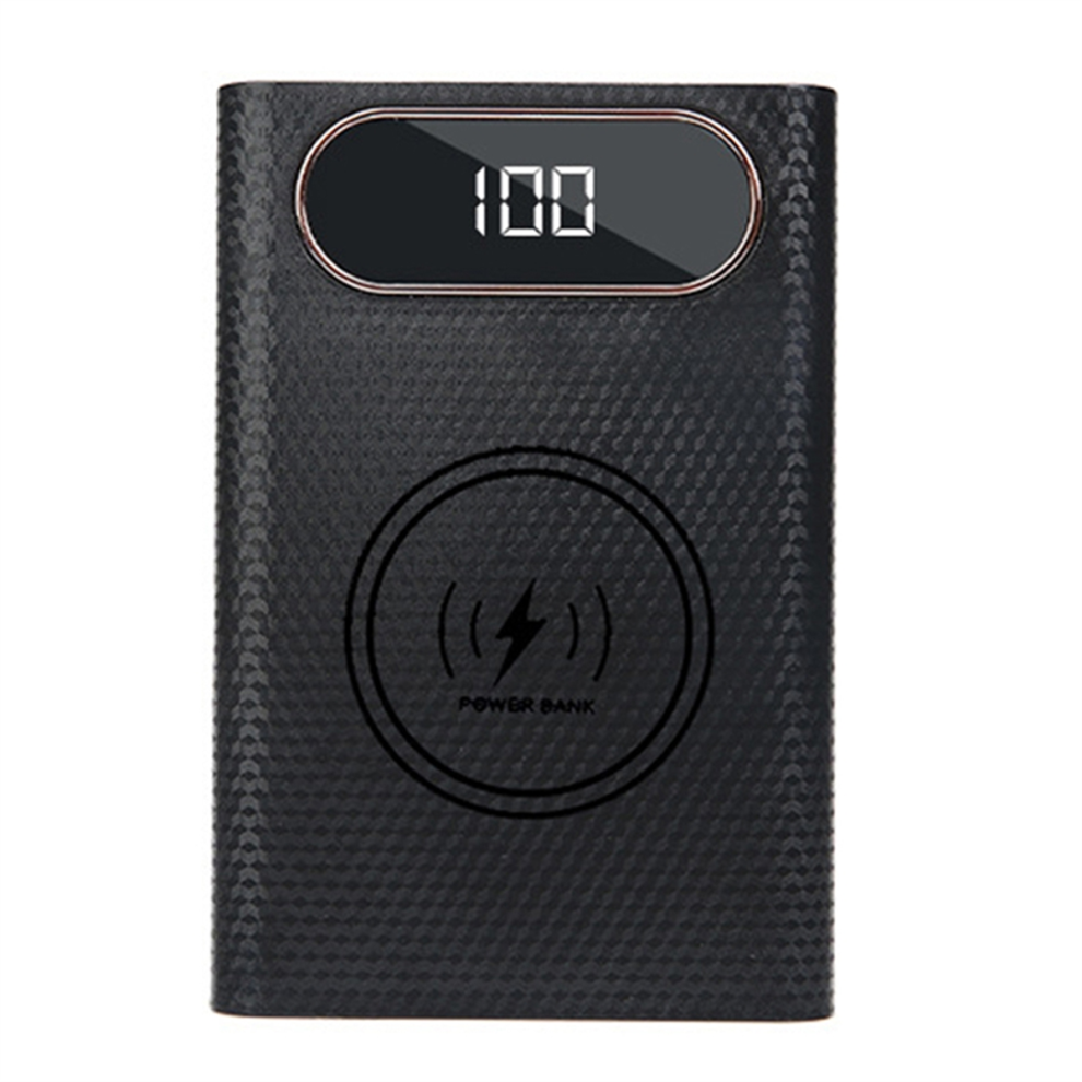 Wireless Diy Shell 21700 Battery Storage Box Quick Charge 22.5W Detachable Power Bank Case Without Black 4852884940448