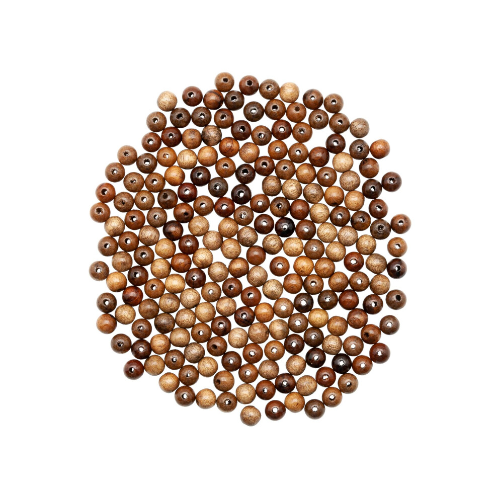 Perline Di Legno Nanalou - 200 Pezzi (Noce 8 Mm)-image
