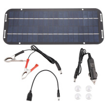 12V 60W Solar Panels Charger Car Motorcycle Kick Scooter Portable Panel Battery Efficient Maintenance