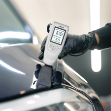 Automatic HW400 Car Paint Thickness Gauge 0-2000UM Inspection Tools Tester Digital Measuring Device White
