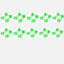 FASTROHY 10 stuks plastic gele snap clip punch card voor Brother breimachine tool