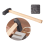 Texturing Hammer DIY Jewelry Making Tool Square- with Wood Handle Metal Pattern Designed Forming Tools No.2 4