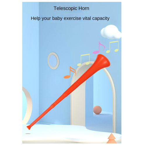 Trombone Plastic Trumpet Children'S Props Competition Cheering Exercise Lung Capacity