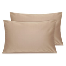 Fittia Cotton Toddler Pillowcase med konvolutlukning Bl?d og ?ndbar rejsepudebetr?k CASE PACK p? 2 14x20 tommer lille pillow case champagne