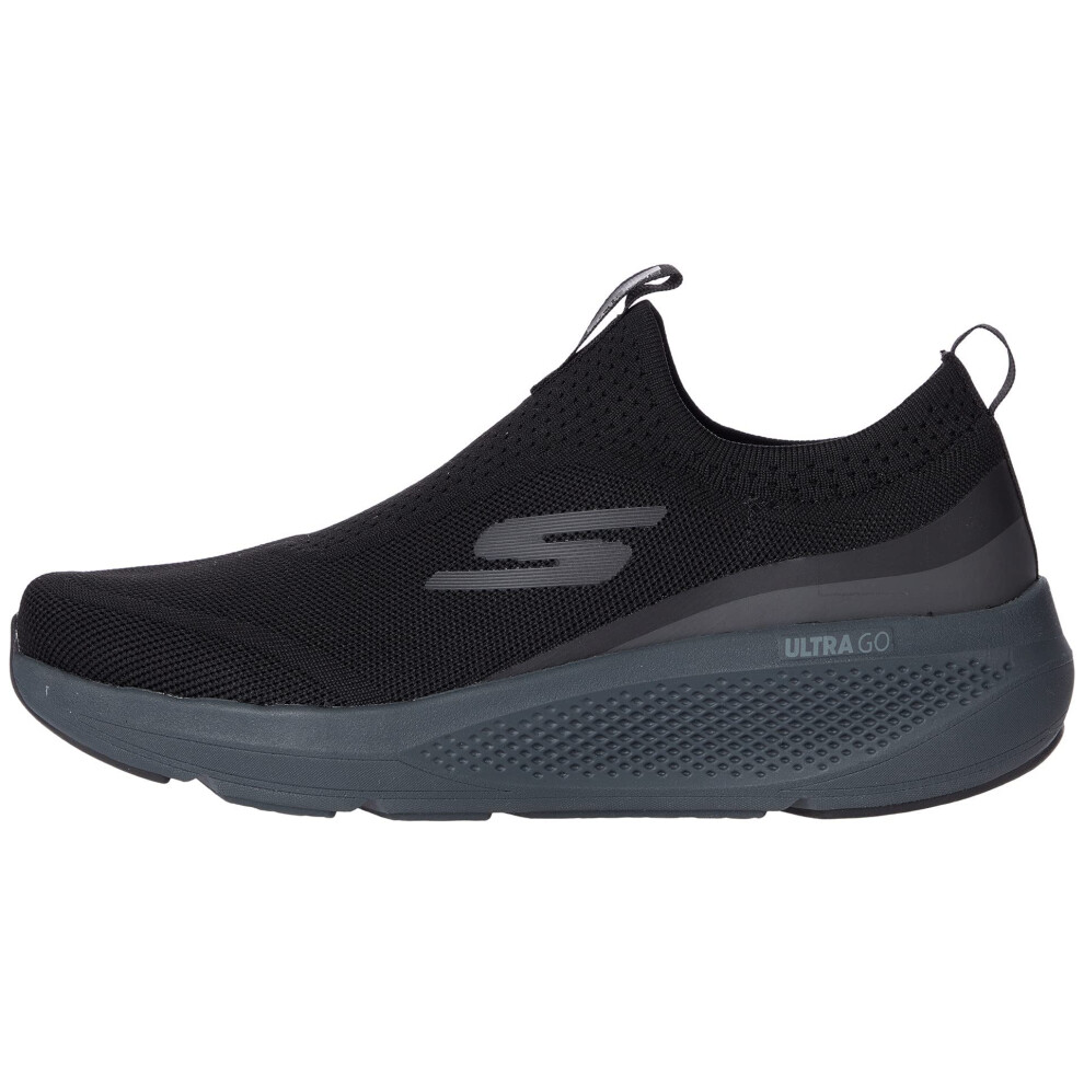 Skechers Men's GOrun Elevate-Athletic Slip-On Workout Running Shoe Sneaker with Cushioning  Black  10