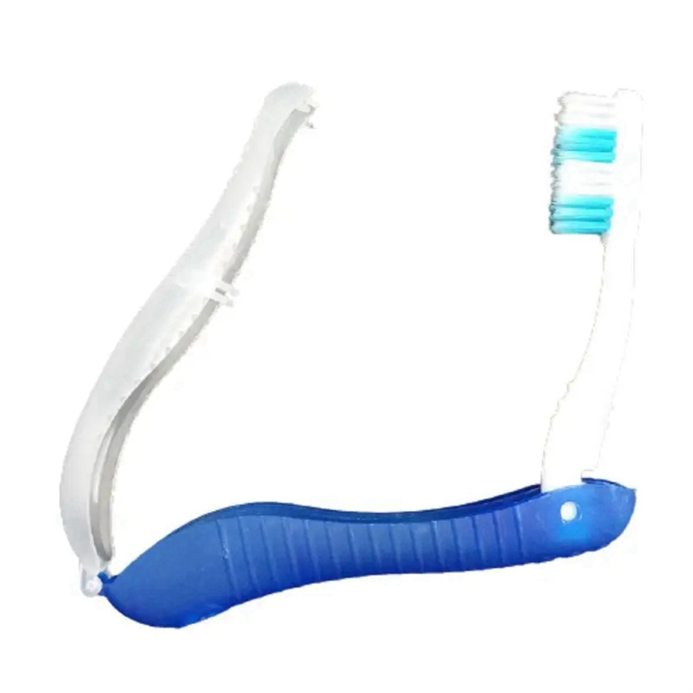 Torribaly Sports Travel Oral Portable Disposable Folding Camping Toothbrush Hiking Cleaning Tools,A