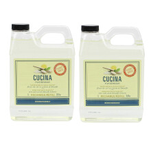 Cucina Fruits & Passion Nachfüllung für Handseife, Meersalz & Amalfi-Zitrone, 33,8 fl oz (1L), 2er-Pack