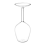 Long Stem Upside Down Wine Glass Funky Unique Stemmed Glasses 1