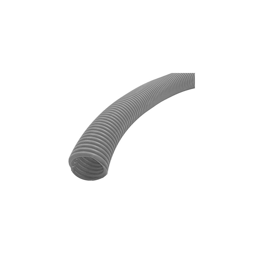 Electriduct Split Wire Loom Tubing Polyethylene Corrugated Flexible Conduit - 2"""" Nominal Size - 25 Feet - Gray 785704677979