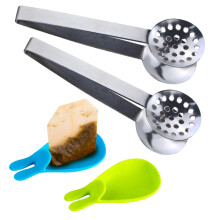 Gradina de melc 2pcs pungi de ceai din o?el inoxidabil Tingeri rotunde pentru a face saci de ceai cu 2pcs Bunny Silicon Suport pentru pungi de ce