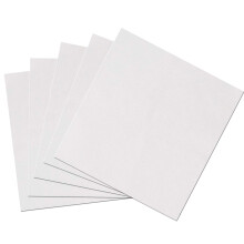 Pinhoollgo 10 St?ck wei?er Baumwollstoff, Stickstoff, Baumwolle zum Besticken von Kleidungsst?cken, Basteln, Blumentopf-Dekoration, Stickerei, Kr
