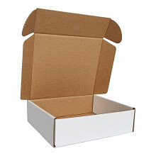 CH-BOX 50 PACK 7X6X2 '' Sm? forsendelsesbokse Blanding af pap-mailere til Business White (CM762)