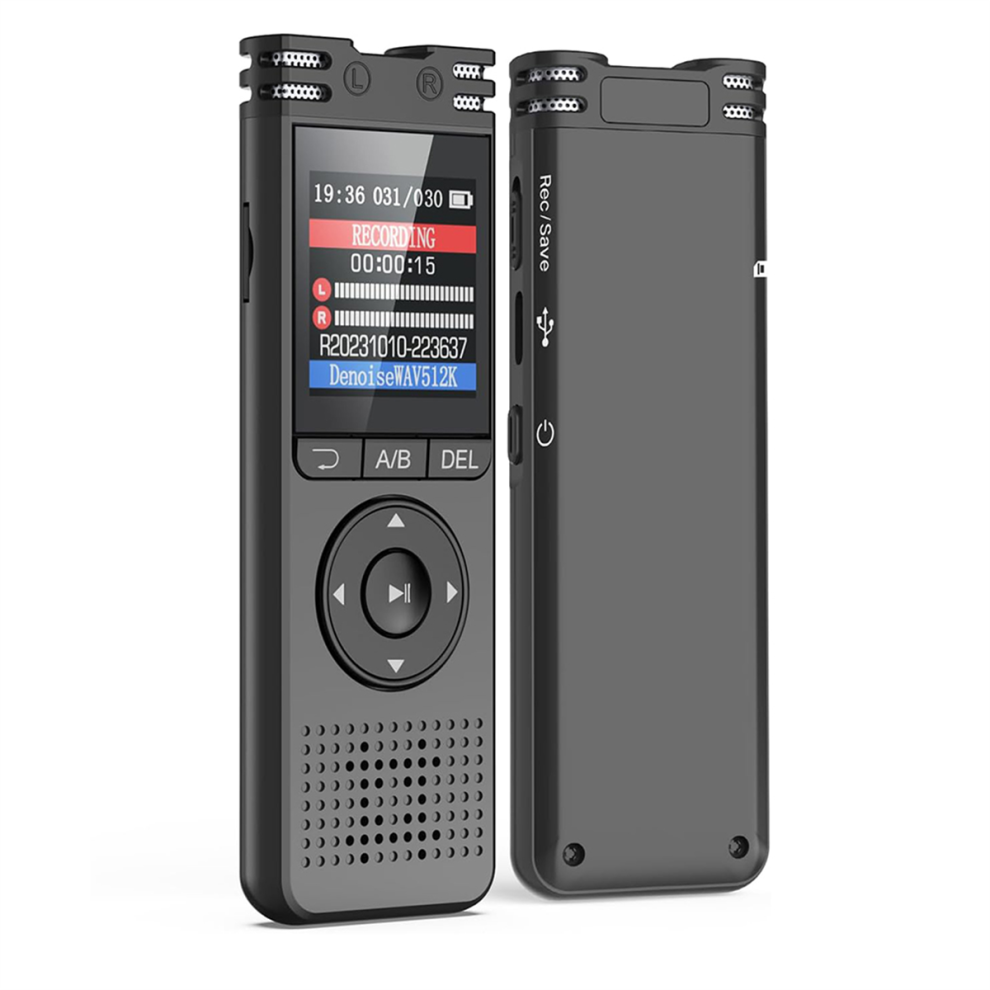 64GB Digital Voice Recorder with Playback Activated Tape Sound Audio for Lectures Meeting-image-OPC-PGBPYTC-NEW
