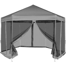 Festnight 1.8 x 1.8 m Outdoor Party Gazebos with Pop Up Tent 6 Sidewalls