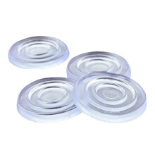 50 Peças Almofadas Antiderrapantes para Mesa de Vidro, 24 x 2,8mm