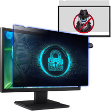 Izmapaic Computer Privacy Screen Filter for 24 Inch 16:9 Widescreen Monitor, Anti-Spy/Anti Glare Protector Office Accessories - WxH: 20 15/16" x 11
