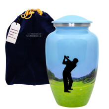 Trupoint Memorials Urnas de cremao para cinzas humanas - Urnas decorativas Urnas para cinzas humanas Urnas femininas e masculinas para cinzas U