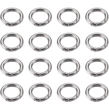 Spring O-ringen Spring Snap Clip Haken Zinklegering Ronde metalen splitringen Kleine klemsluiting Sleutelringgesp voor tas Handtas Handtasriem Ambach