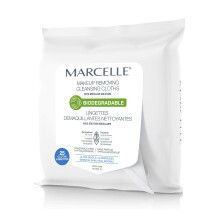 Marcelle Biologisch Afbreekbare en Recyclebare Ultra Zachte Make-up Doekjes, 25 Wipes