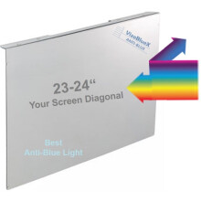 VizoBlueX 23-24 inch Anti-Blue Light Filter for Computer Monitor. Screen Protector Panel 21.5? x13.0 Blocks Blue Light for LCD TV PC Mac iMac Monitors