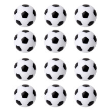 GSE Foosball Bord Ersättningsbollar, 36mm Bordfotboll Bollar för Foosball Tillbehör (Vit-12 Pack)