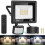 Security Lights Outdoor Motion Sensor, 30W 3 Colours PIR Security Light with Remote Control, 2700LM IP66 Waterproof Outside Lights Dimmable Floodlight 1