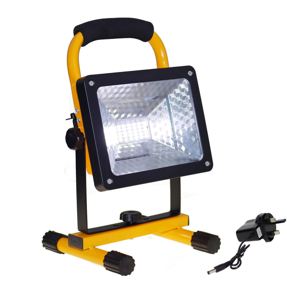 LED Work Lights Rechargeable, Led Floodlight Emergency Work Job Site Lights Waterproof Portable Floodlight for Outdoor Activities, Construction,