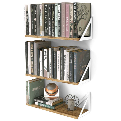 Wallniture Minori Ξύλινα Floating Ράφια για Αποθήκευση και Διακόσμηση