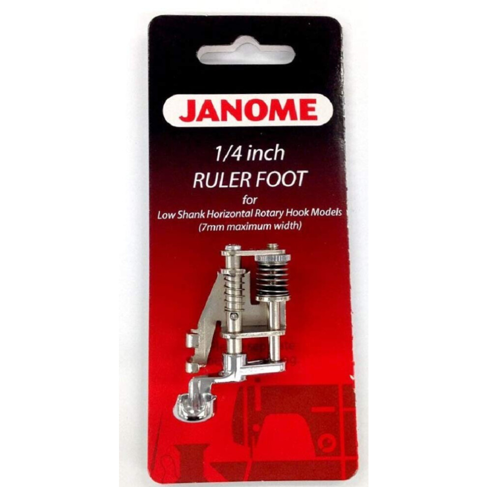 Janome 1/4"""" Ruler Foot for Low Shank Models
