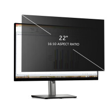MOBDIK Removable Computer Privacy Screen 22 Inch for 16:10 Ratio Monitor, Anti Glare Blue Light Filter, Anti-Spy, UV Blocking