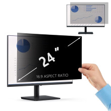 PaceBid 24 Inch Privacy Screen Filter for 16:9 Aspect Ratio Laptop/Computer Monitor Anti-scratch Anti-Glare Protector Anti-Spy Protector Film Filter