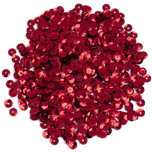 Cousin DIY Red 5mm Cupped Sequins  800pc 1