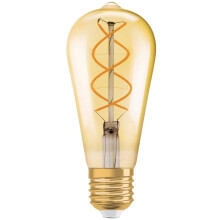 Osram LED Vintage 1906 Bulb, E27 Base, Warm White, 2000K, 4W, Replacement for 28 W Bulb [Energy Class G]
