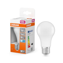 Osram LED Lamp | Base: B22d | Warm White | 2700 K | 8.50 W | for 60 W | Frosted | LED STAR Classic A