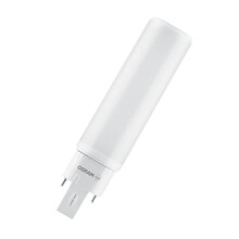 OSRAM DULUX D 13 LED lamp for G24D-1 base, 5 Watt, 1000 Lumen, Warm white (3000K), rotatable, replacement for conventional 13W Dulux bulb