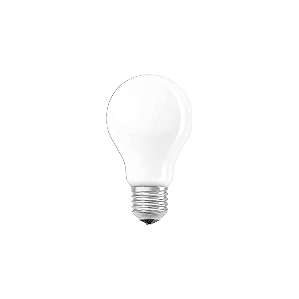 Osram Led Star Classic A / Led-Lamp In Bulb Shape With E27-Base / Not Dimmable / For 75 Watt / Matt / Warm - 2700 Kelvin / 6 Pack White