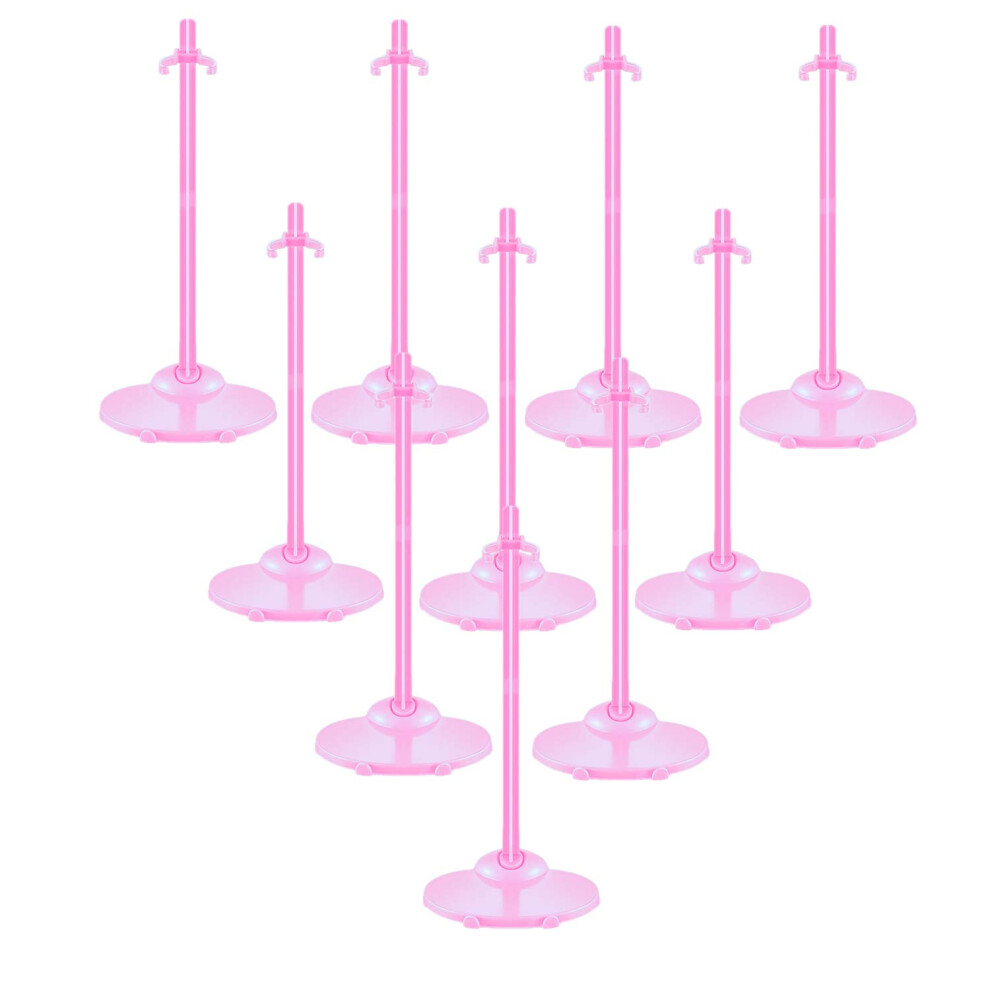 Apohalo 10 Pezzi Supporti Per Bambole Supporti Per Bambole Mini Espositore Per Bambole Supporto Per Bambole Accessori Per Bambole Da 11 A 13 Pollici E-image