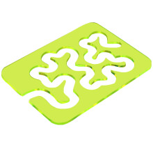 Uso de plantillas de acolchado Reglas Plantillas de acolchado para acolchado a m quina Suministros de acolchado Simple Meander Plantillas de acol