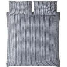 Orla Kiely Tiny Stem Whale Blue Bedding: Double Size Duvet Cover (200cm x 200cm)