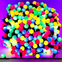 Christmas Concepts? 300 30m/98ft Multicoloured LED Berry Lights with 8 Function Controller - Indoor/Outdoor - Energy Efficient A++ - Christmas Lights