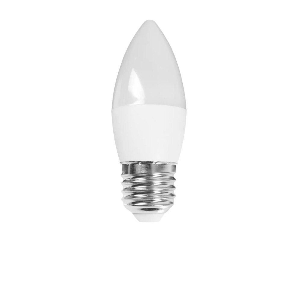 Eveready 6w (=40w) LED Opal Candle Bulb ? Edison Screw (ES) Daylight White / 6500k
