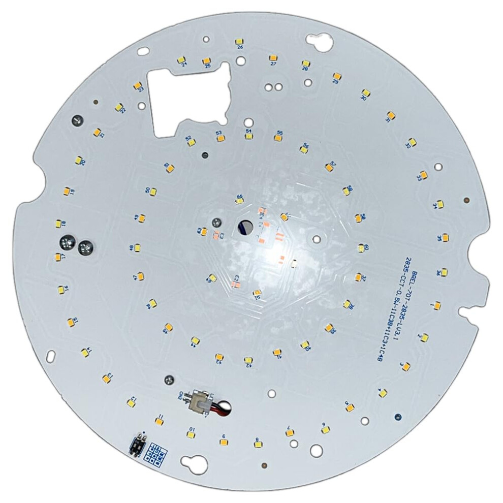 LEDBRITE LED Universal Standard Gear Tray Circular 16W 1900Lm Replacement for 2D Bulb 28W Bulkhead Switchable Colour Output Tri Colour