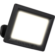 Luceco Essence Multi-Position Floodlight, 30 Watts, 4000K Colour Temperature, IP65 Rated, PIR Motion Sensor, Black