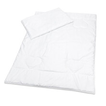 Baby Comfort 80x70 cm Quilted Duvet & Flat Pillow All Seasonal 2 Piece Bedding Set for Crib or Pram