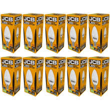 10 X LED Daylight Candle Lamp Light Bulb SES E14 Small Screw 6500K 6 Watt 40W Equivalent [Energy Class A+]