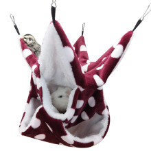 LEFTSTARER RAT RAT Ferret Sugar Glider Cage Hammock Bedbling Liten Pet Cage Accessories Toy Triple-Layer Hammock Bedbling For Hamster Guinea Pig